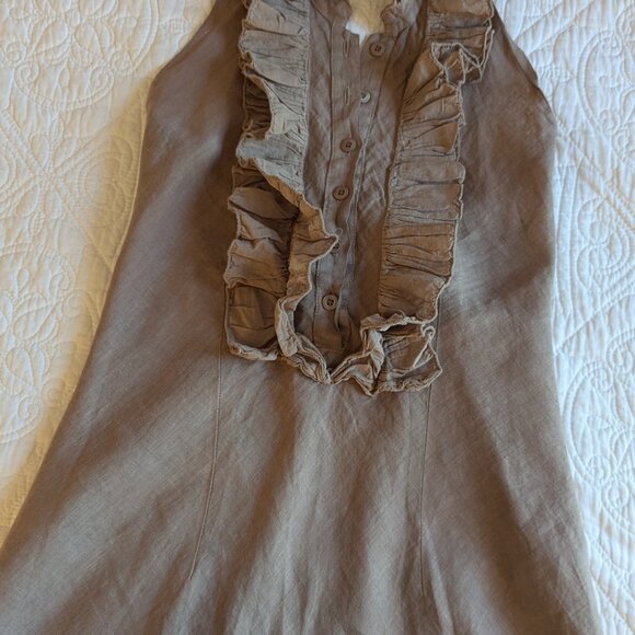 Compania Italiana Linen Halter Blouse - Picture 8 of 13